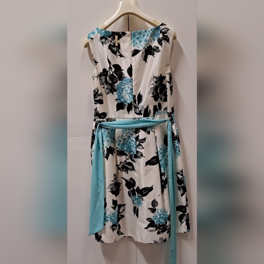 NWT Precis Petite Women's Dress Floral A-Line Sundress Belted  Size 10 US - Picture 7 of 14